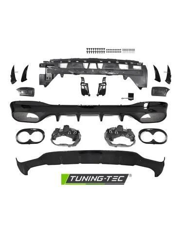 Bloc optique noir pour MERCEDES CLA W118 19-23 PACKAGE