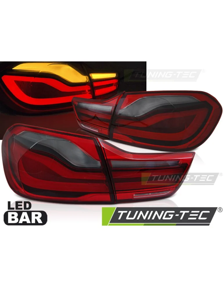 Feux arrière à LED fumés rouges pour BMW F32 F33 F36 13-16