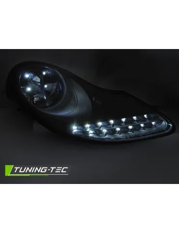 Phares à LED noirs pour PORSCHE BOXSTER 96-04 911 996