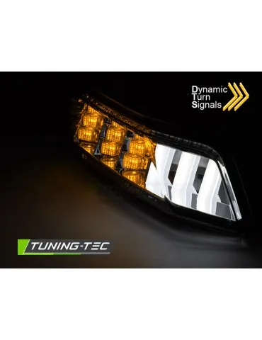 Clignotants avant à LED fumés pour FORD MUSTANG 15-17