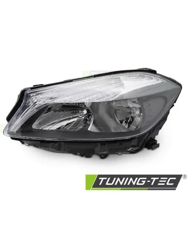 Phares halogène noirs pour MERCEDES W176 12-18