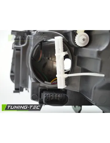 Phares halogène noirs pour MERCEDES W176 12-18