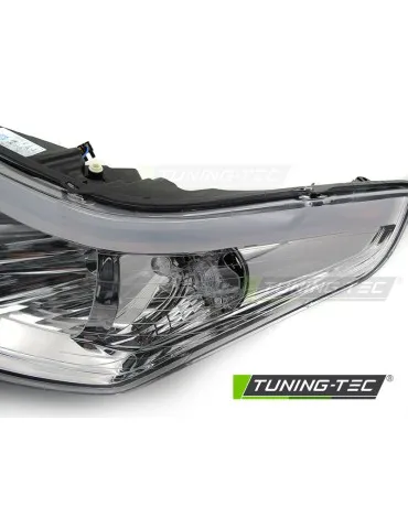 Phares halogène chromés pour CITROEN C4 04-08