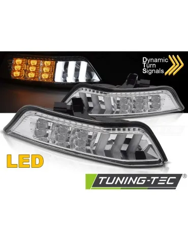 Clignotants avant à LED chromés pour FORD MUSTANG 15-17