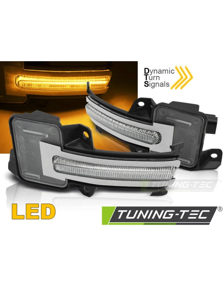 Répétiteurs latéraux à LED blancs pour HONDA CIVIC X 16-21