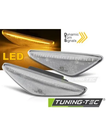 Répétiteurs latéraux à LED chromés pour BMW E46 Coupé 03-06
