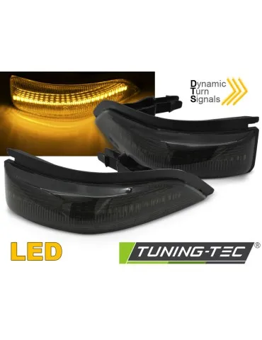 Répétiteurs latéraux à LED fumés pour TOYOTA YARIS III 11-19