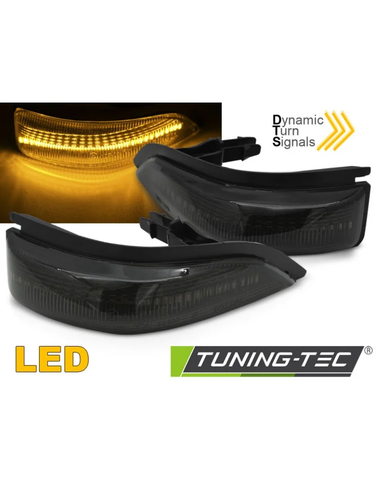 Répétiteurs latéraux à LED fumés pour TOYOTA YARIS III 11-19