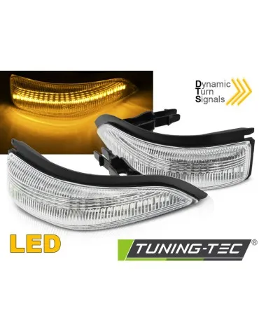 Répétiteurs latéraux à LED blancs pour TOYOTA YARIS III 11-19