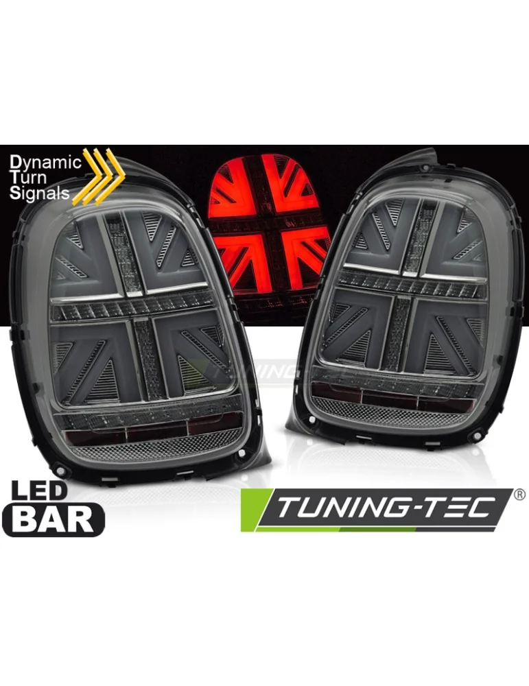 Feux arrière à LED fumés pour MINI COOPER F55 F56 F57 14-17 6-PIN