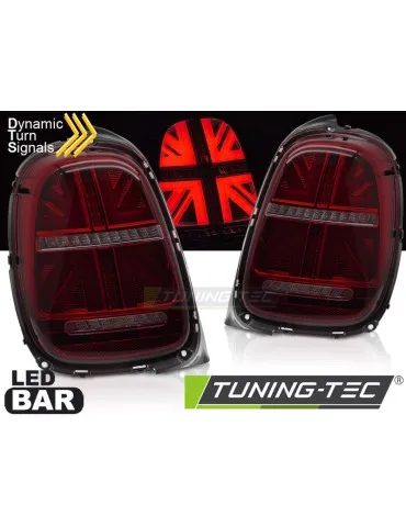 Feux arrière à LED fumés rouges pour MINI COOPER F55 F56 F57 14-17 6-PIN
