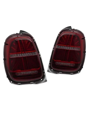 Feux arrière à LED fumés rouges pour MINI COOPER F55 F56 F57 14-17 6-PIN