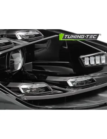 Phares à LED noirs pour PORSCHE CAYENNE 10-15