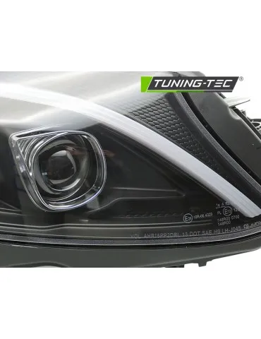 Phares à LED noirs pour MERCEDES W205 14-18