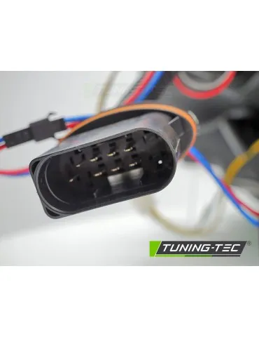 Phares à LED noirs pour MERCEDES W205 14-18