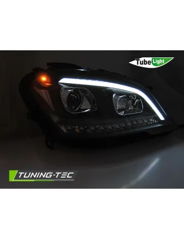 Phares à LED noirs pour MERCEDES W164 ML M-KLASA 09-11