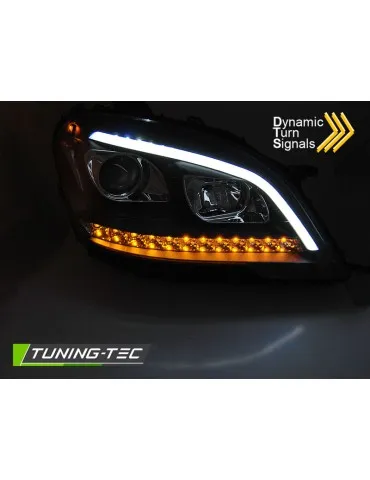 Phares à LED noirs pour MERCEDES W164 ML M-KLASA 09-11