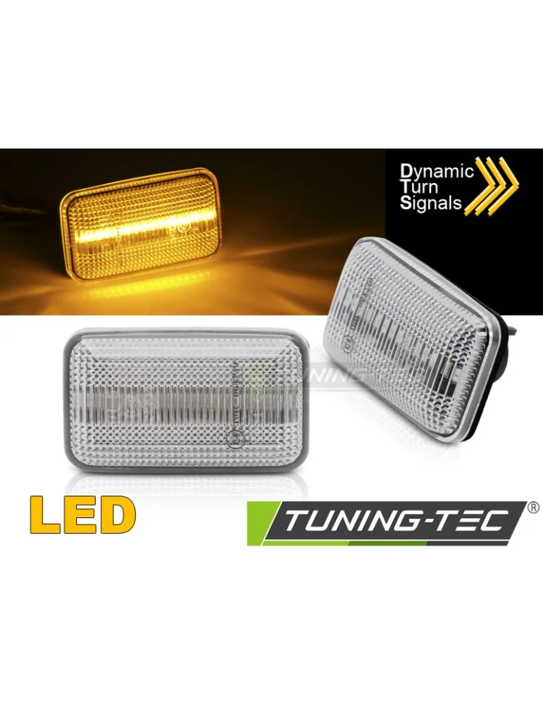 Répétiteurs latéraux à LED blancs pour 100 200 A6 80