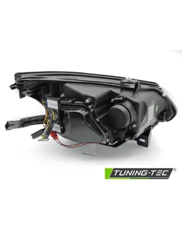 Phares au xénon noirs pour BMW E60/E61 05-07