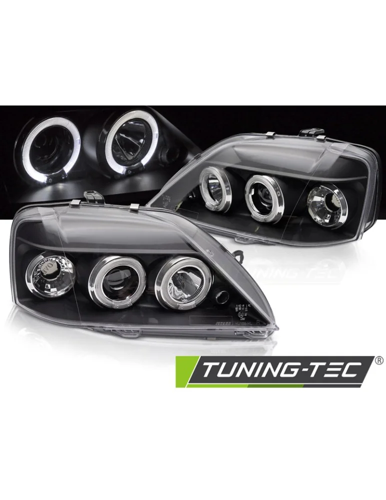 Phares noirs pour DACIA LOGAN 04-08