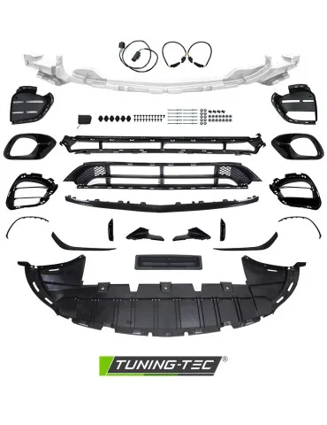 Pare-chocs avant noir pour MERCEDES CLA W118 19