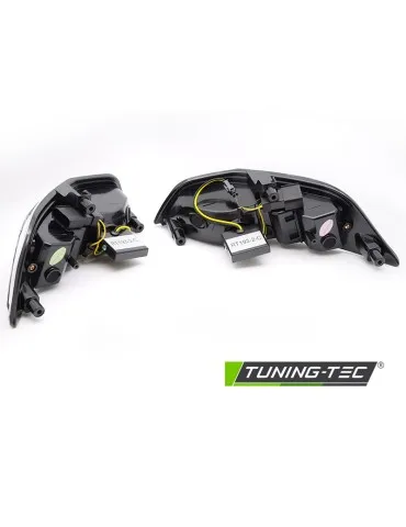 Clignotants avant à LED noirs pour FORD MUSTANG 15-17
