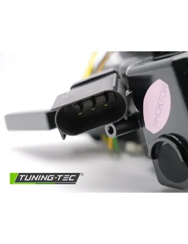 Clignotants avant à LED noirs pour FORD MUSTANG 15-17