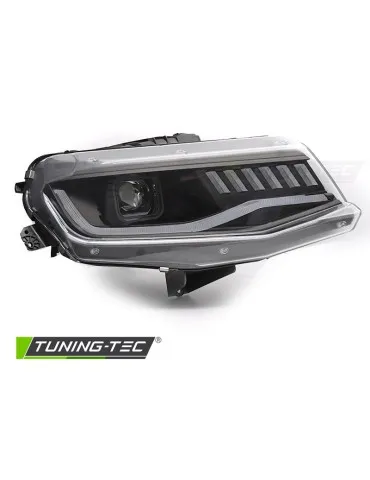 Phares au xénon noirs pour CHEVROLET CAMARO 16-18 HID