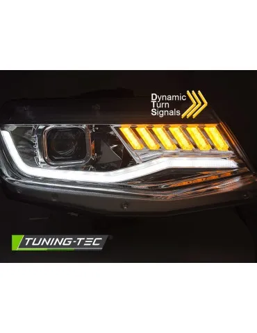 Phares au xénon chromés pour CHEVROLET CAMARO 16-18 HID