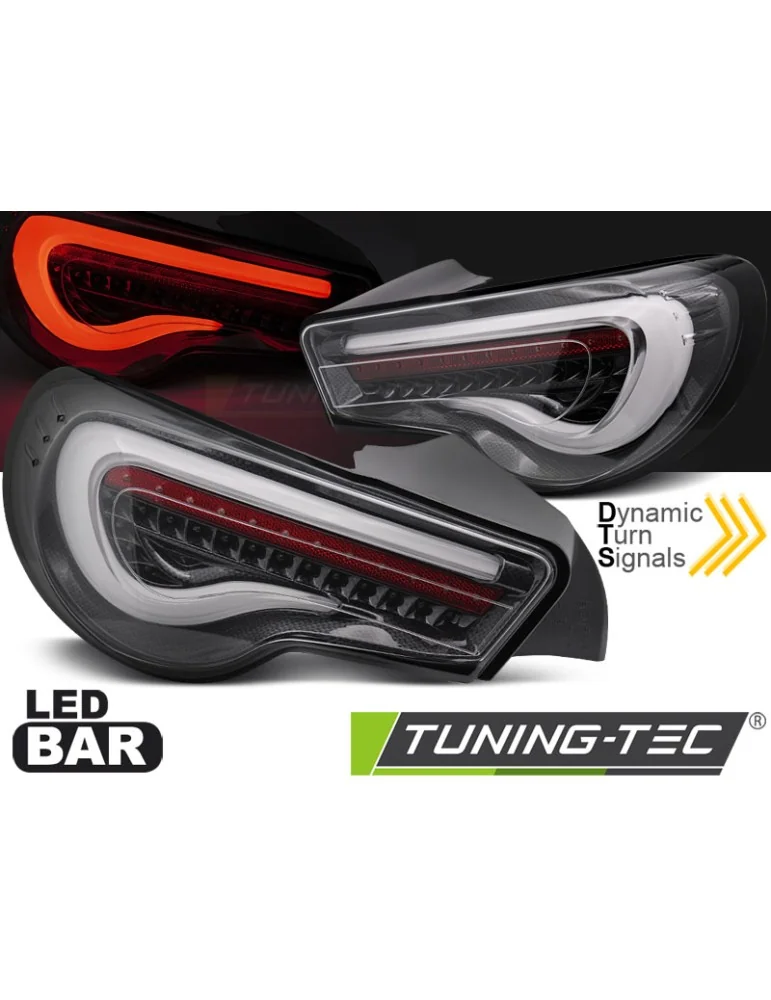 Feux arrière à LED aspect carbone pour TOYOTA GT86 12-21