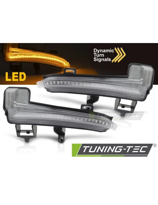 Répétiteurs latéraux à LED blancs pour Skoda Superb III (2015 - 2018)