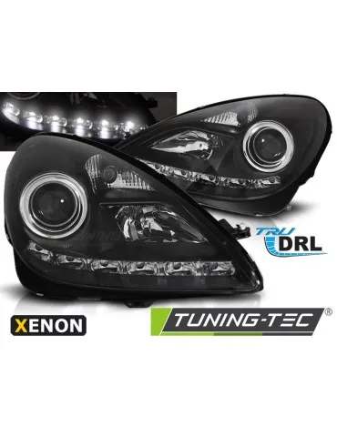Phares au xénon noirs pour MERCEDES R171 SLK 04-11