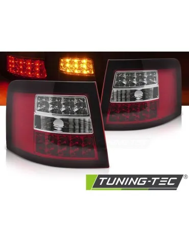 Feux arrière à LED rouges blancs pour AUDI A6 05.97-05.04 Avant
