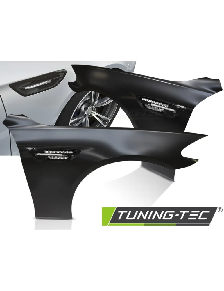 Ailes élargies noires pour BMW F10 F11 10-16