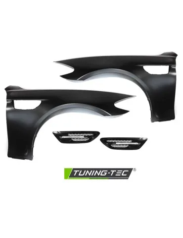 Ailes élargies noires pour BMW F10 F11 10-16