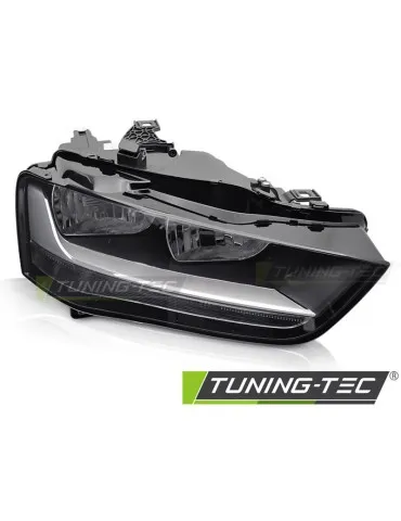 Phares halogène noirs pour AUDI A4 B8 12-15