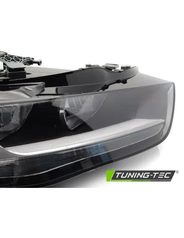 Phares halogène noirs pour AUDI A4 B8 12-15