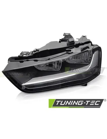 Phares halogène noirs pour AUDI A4 B8 12-15