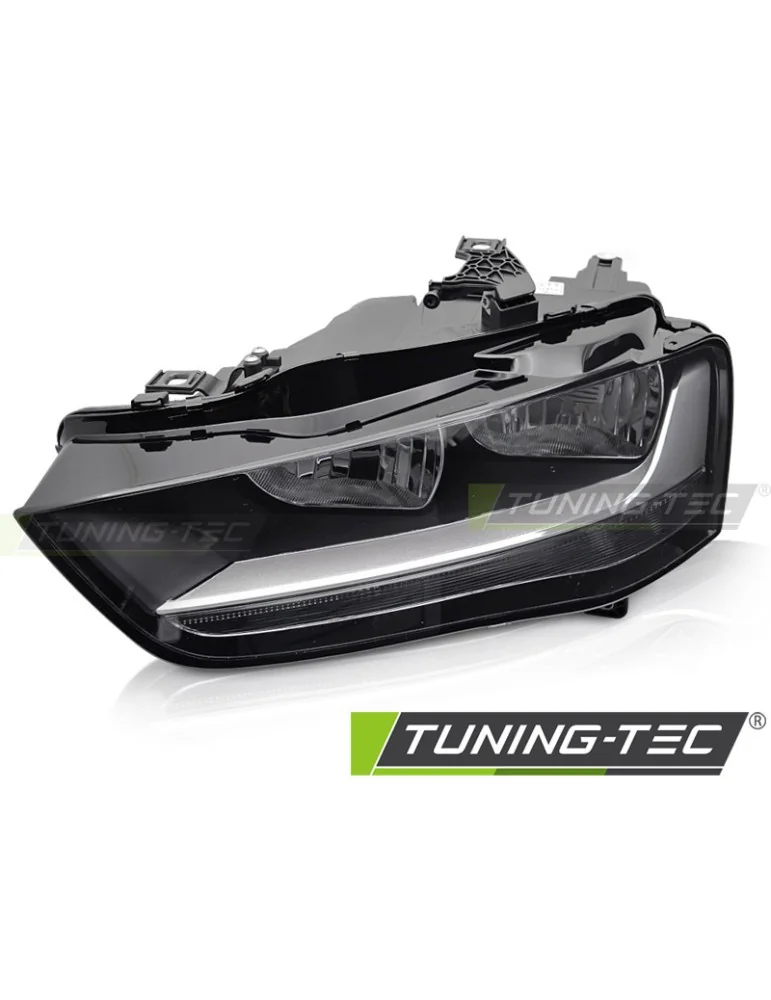 Phares halogène noirs pour AUDI A4 B8 12-15