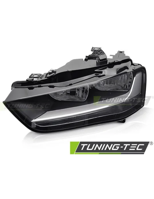 Phare halogène noir côté gauche pour Audi A4 B8 (2012 - 2015)