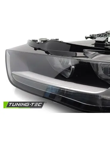 Phares halogène noirs pour AUDI A4 B8 12-15