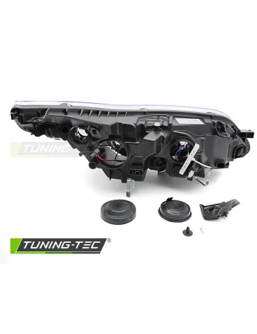 Phares halogène chromés pour CITROEN C4 08-10