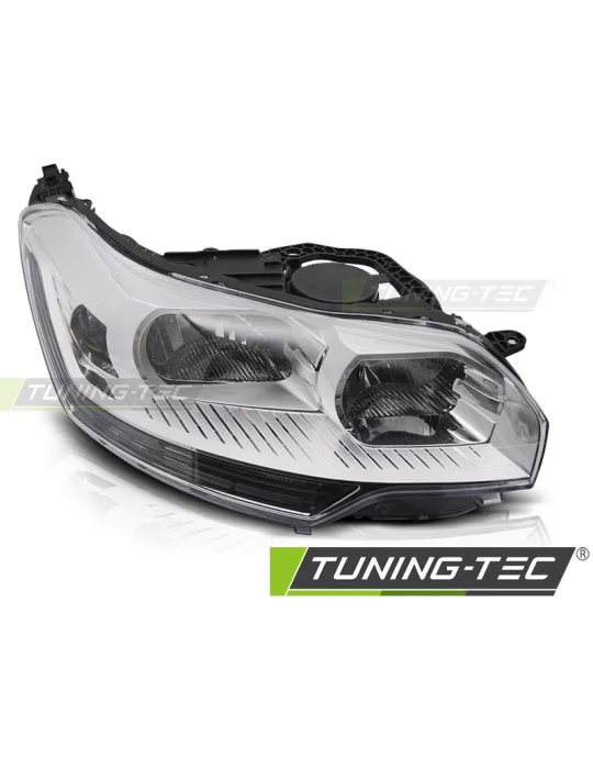 Phare halogène chromé côté droit pour Citroen C5 (2008 - 2010)