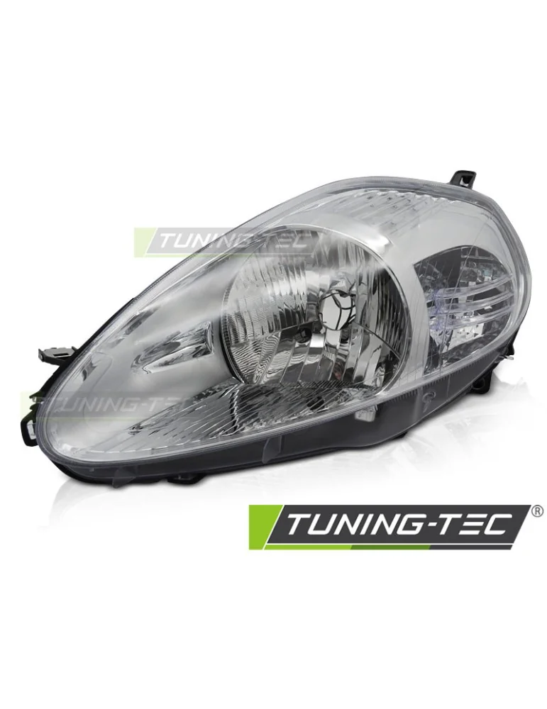 Phares halogène chromés pour FIAT GRANDE PUNTO 05-08