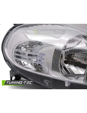 Phares halogène chromés pour FIAT GRANDE PUNTO 05-08