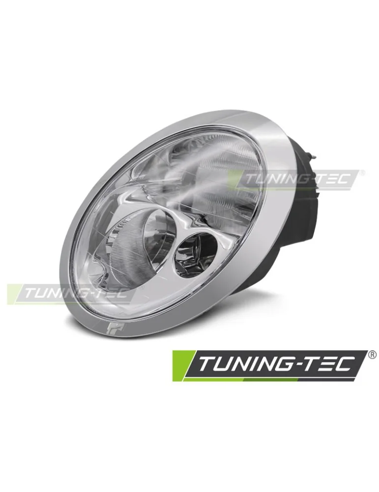 Phares halogène chromés pour MINI COOPER R50 R53 01-04