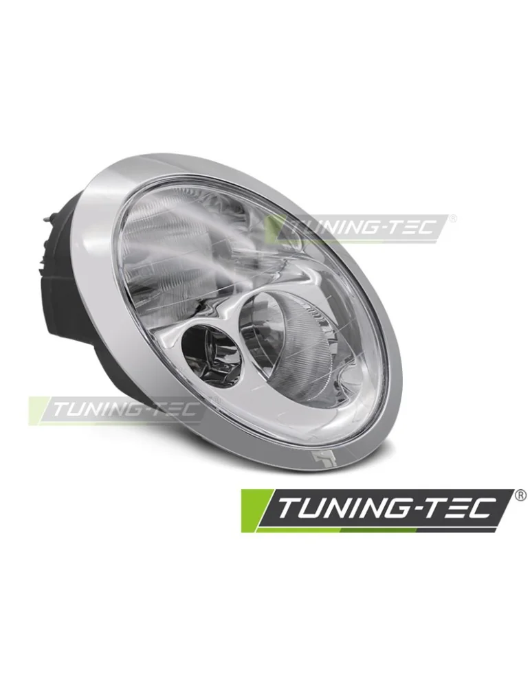 Phares halogène chromés pour MINI COOPER R50 R53 01-04