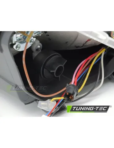 Phares halogène noirs pour SKODA FABIA 00-07