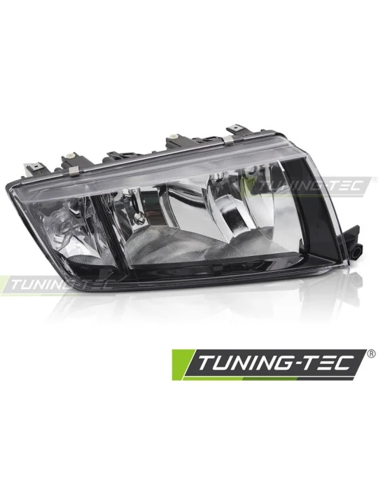 Phare halogène noir côté droit pour Skoda Fabia (2000 - 2007)