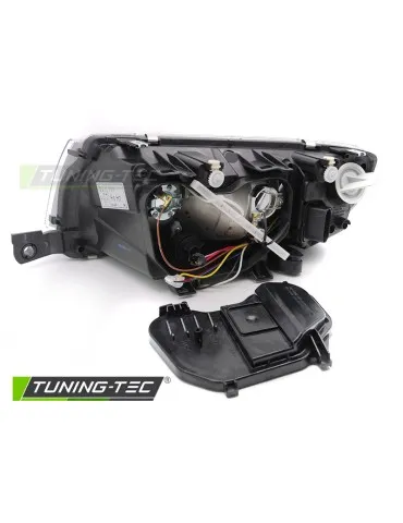 Phares halogène noirs pour SKODA FABIA 00-07